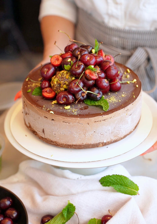 DARK CHOCOLATE. CHERRY. PISTACHIO. *SEASONAL