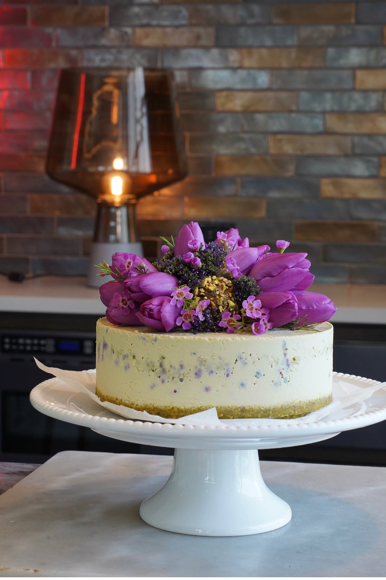 Pistachio & Black Currant Flower Power