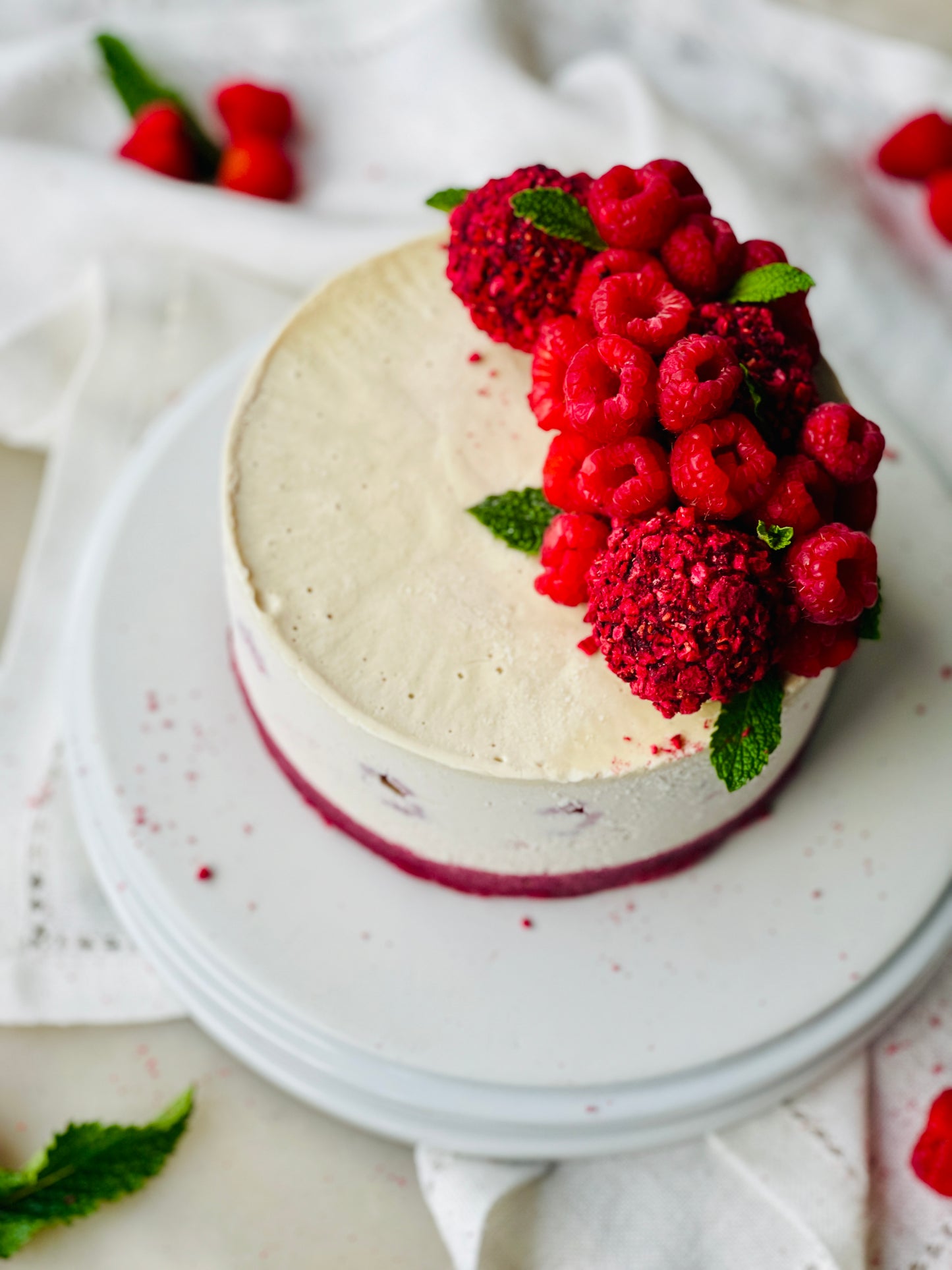 WHITE CHOCOLATE & RASPBERRY