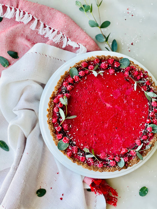 CRANBERRY, RED CURRANT & CHOCOLATE TART