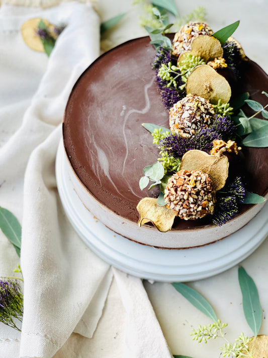 Dark Chocolate. Pear. Pecan.