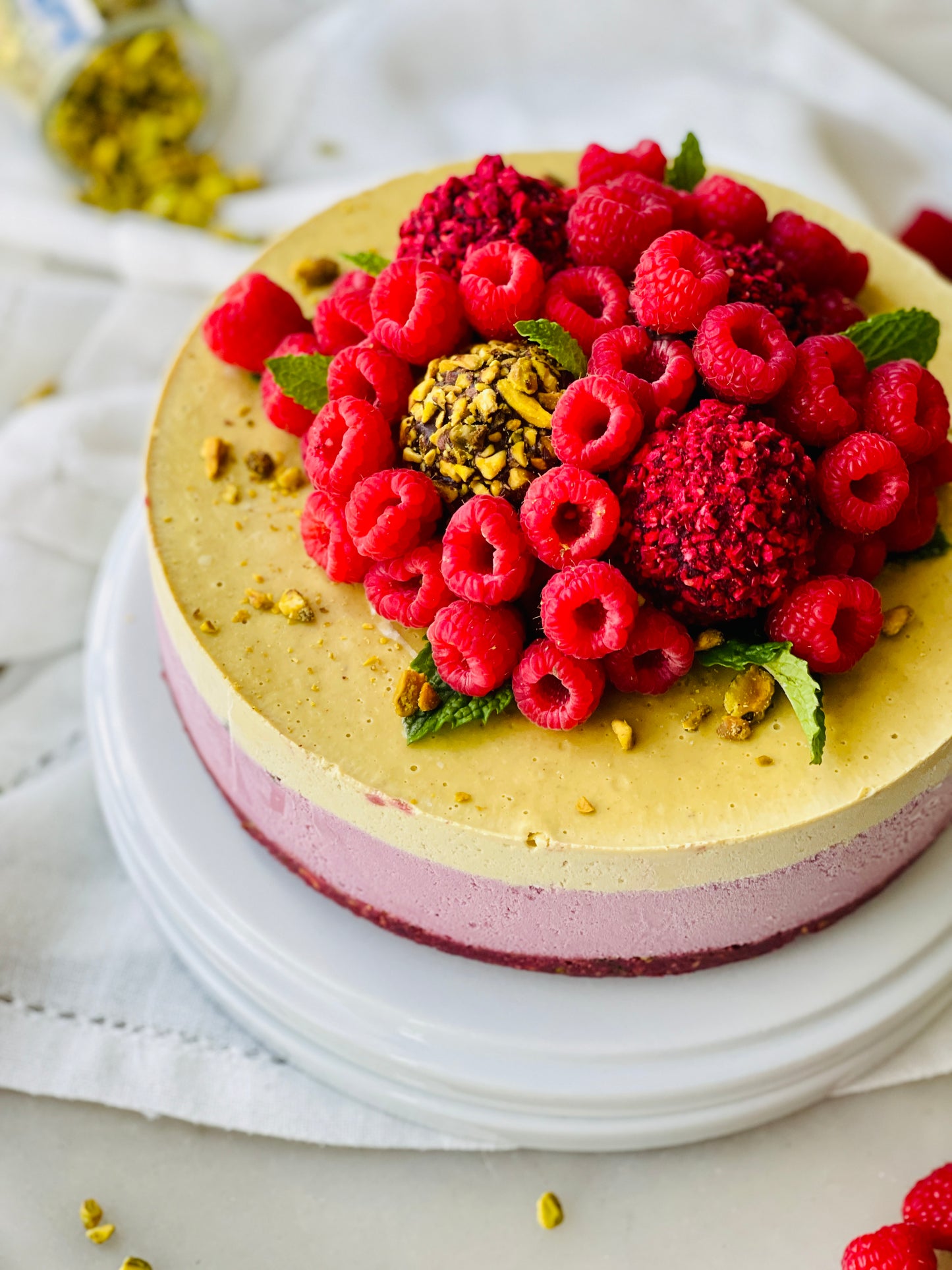 PISTACHIO & RASPBERRY